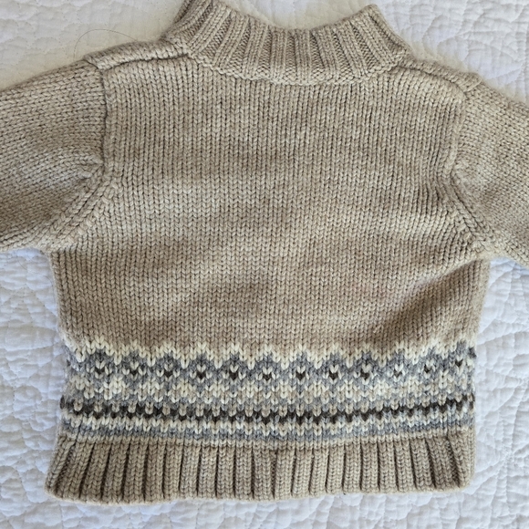 Jacadi Baby Knitted Cardigan Wool Blend Sweater 12 Months - Picture 9 of 11
